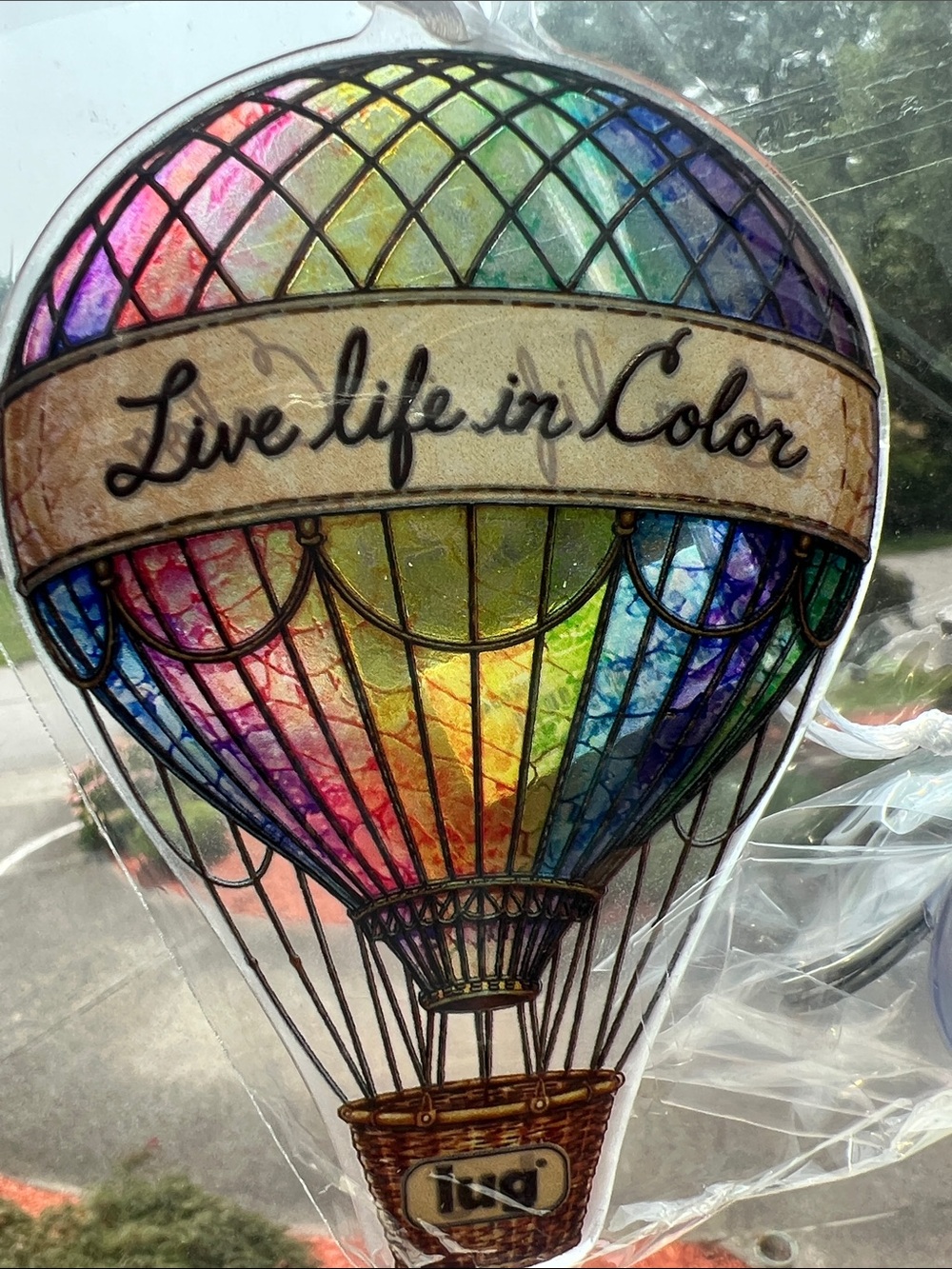 NWT Lug Suncatcher/Ornament: Hot Air Balloon